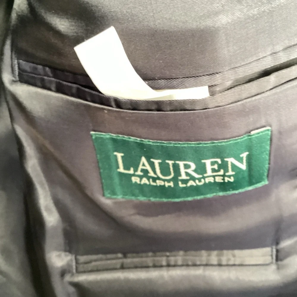 LAUREN RALPH LAUREN Boys Navy Blue Sport‎ Coat Suit Blazer 14R